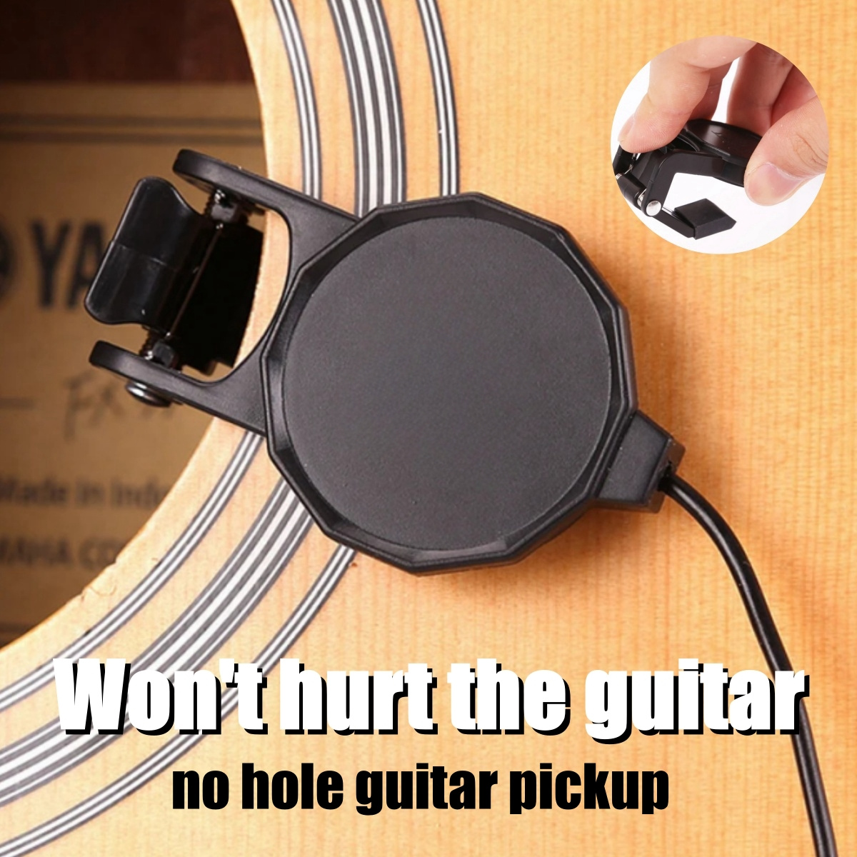 Musical Instrument Organ - Audio Jack Clip On Pickup for