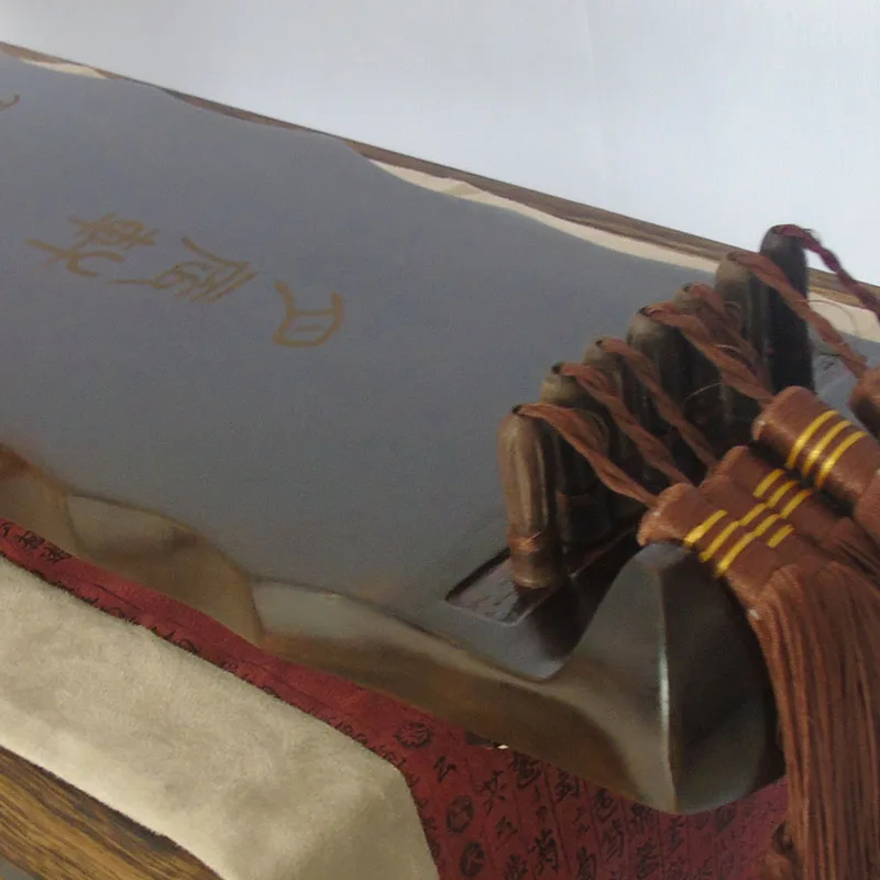 Musical Instrument Zither - Free Eengraving 7-String Chinese GuQin Luoxia