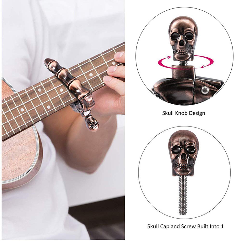 Guitar Capo Skull Capo for Aco - Musical Instrument Organ 评论和价格