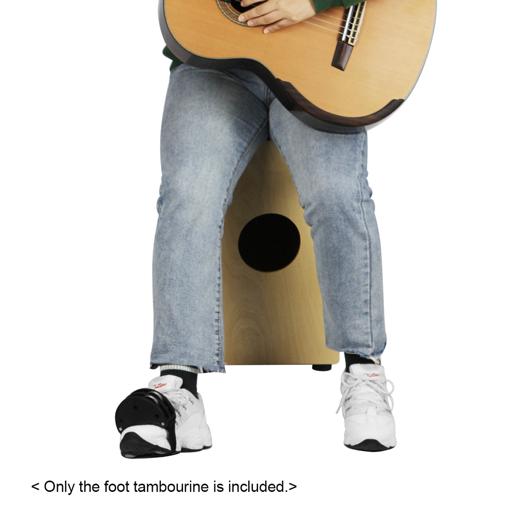 ABS Foot Tambourine with Metal - Cajon Box Drum 评论和价格