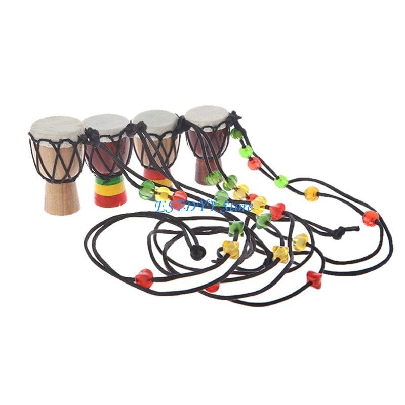 G6DE Djembe Percussion Pendant - Musical Instrument Africa 评论和价格