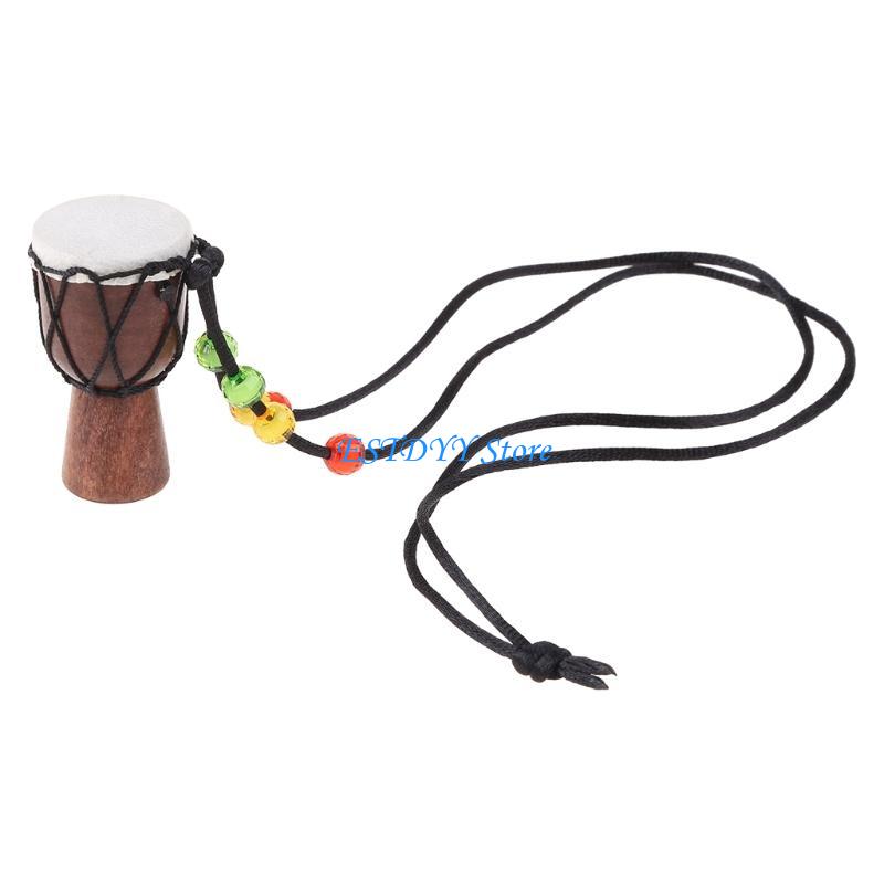 G6DE Djembe Percussion Pendant - Musical Instrument Africa 评论和价格