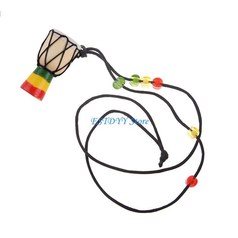 G6DE Djembe Percussion Pendant - Musical Instrument Africa 评论和价格