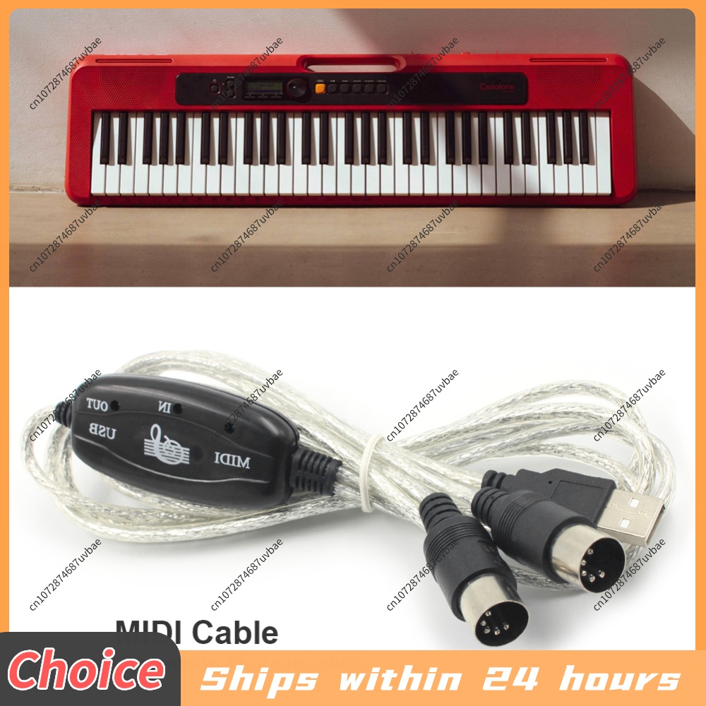 Professional MIDI Cable USB IN - Musical Instrument Of Keyboard 评论和价格