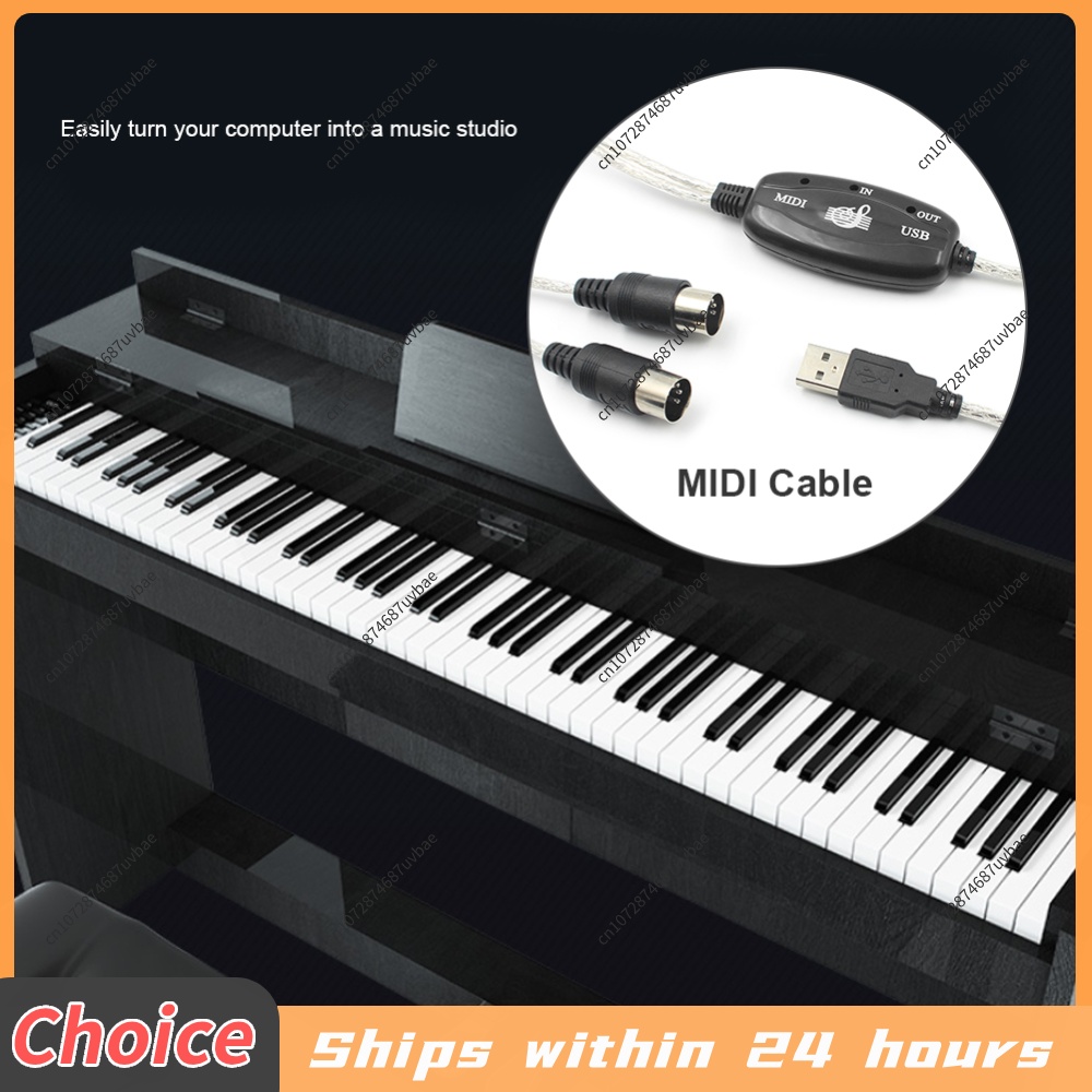Professional MIDI Cable USB IN - Musical Instrument Of Keyboard 评论和价格