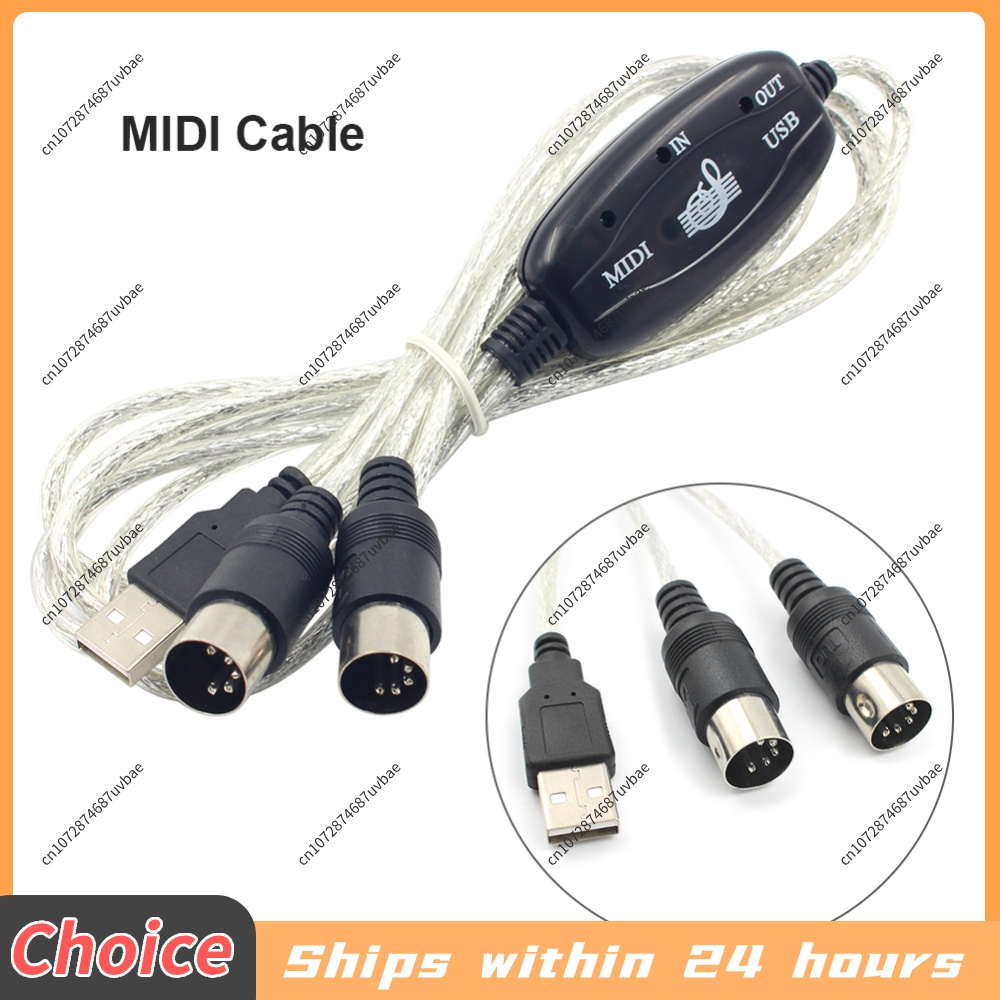 Professional MIDI Cable USB IN - Musical Instrument Of Keyboard 评论和价格