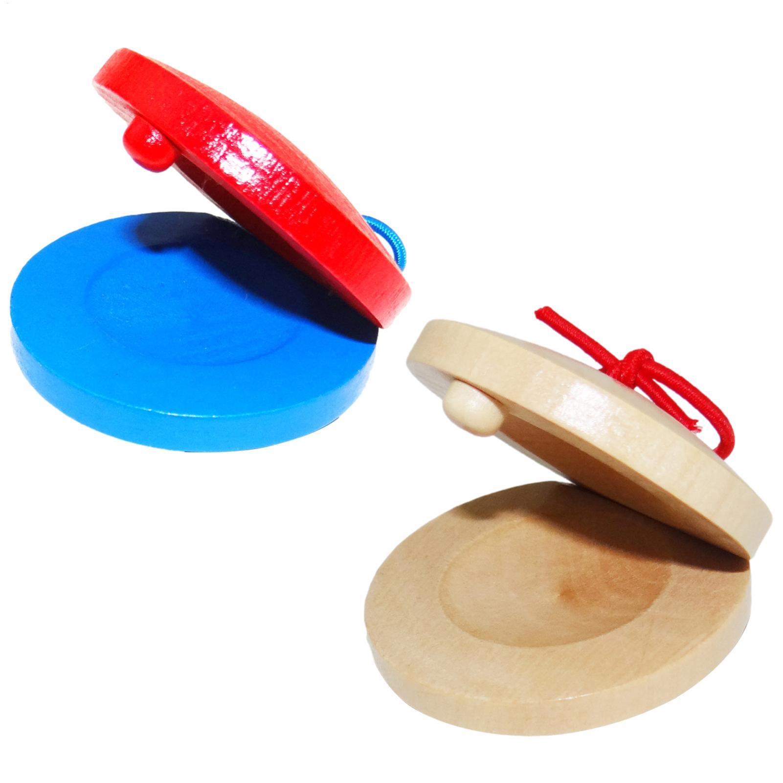 Wooden Castanets Kids Musical  - Musical Instrument Games 评论和价格
