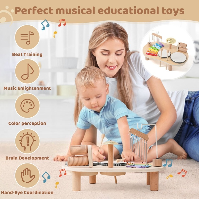 LazyChild Kids Educational Toy - Musical Instrument Games 评论和价格