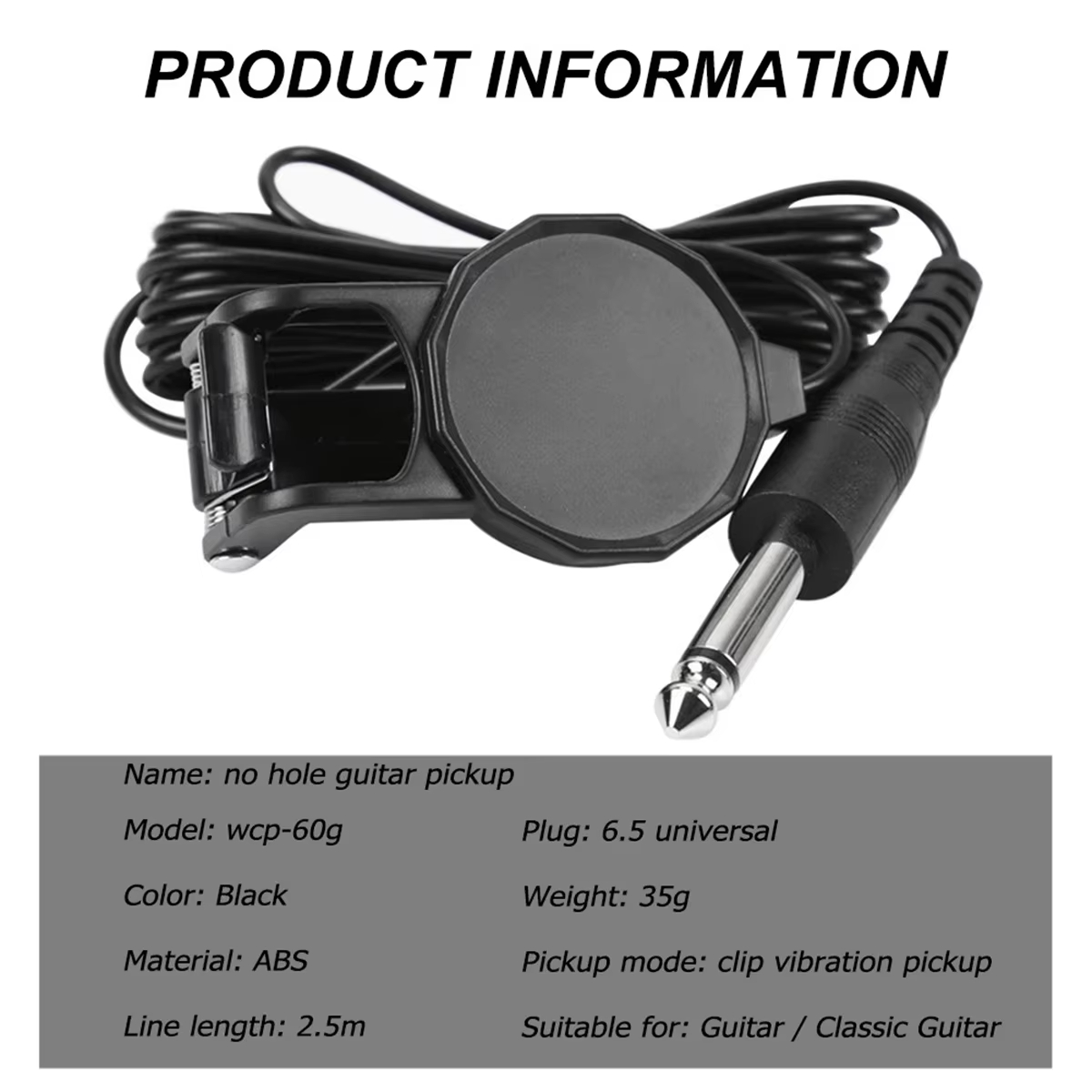 Audio Jack Clip On Pickup/2.5  - Musical Instrument Organ 评论和价格