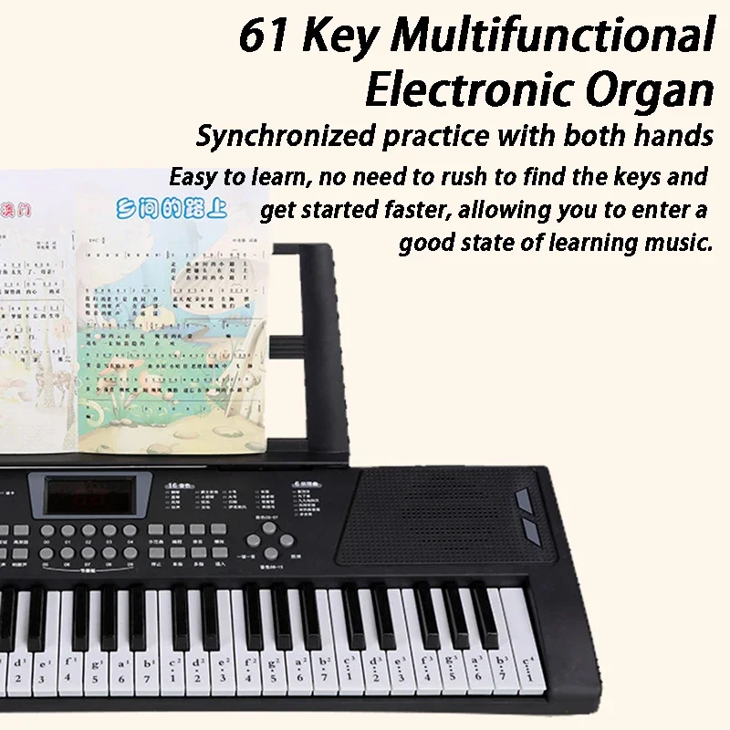 Children Electronic Organ 61 K - Musical Instrument Synthesizer 评论和价格