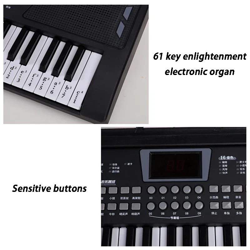 Children Electronic Organ 61 K - Musical Instrument Synthesizer 评论和价格