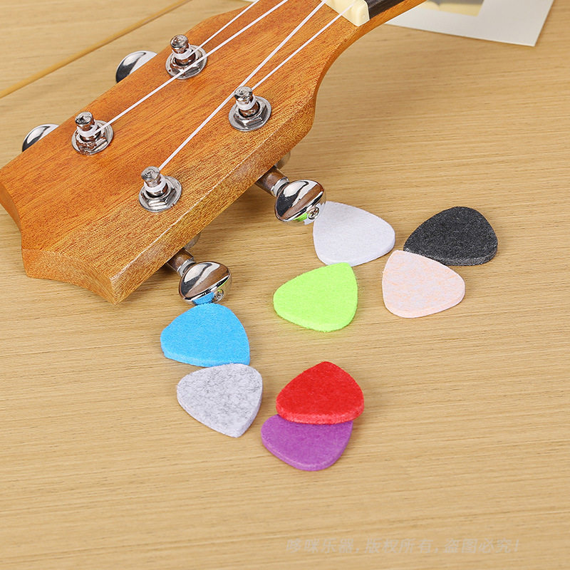 5/10/20PCS Felt Guitar Picks – - Musical Instrument Organ 评论和价格