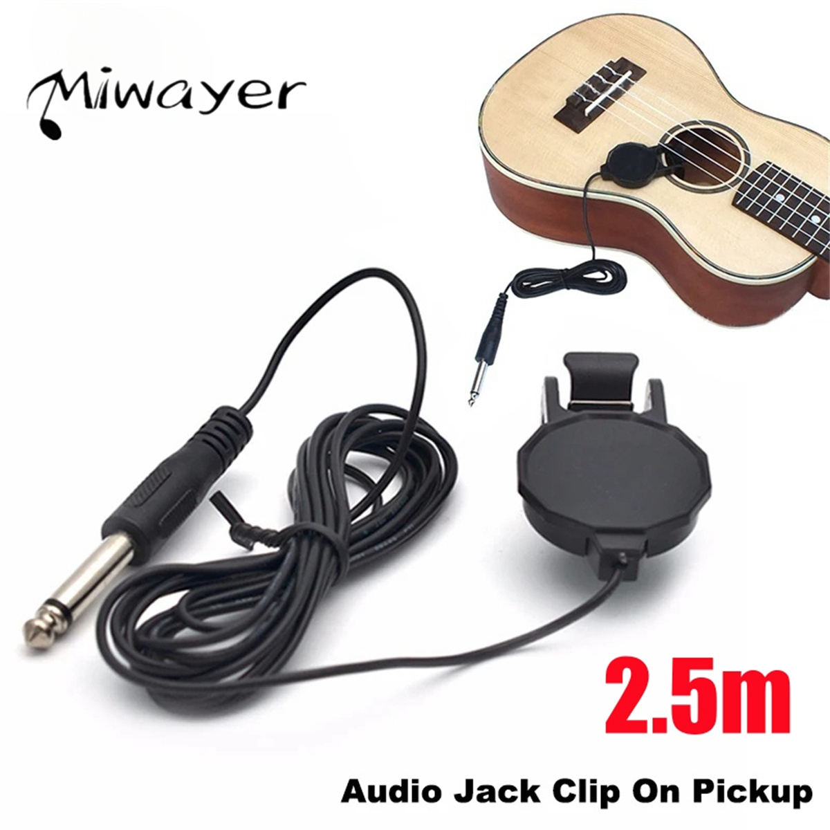 Audio Jack Clip On Pickup for  - Musical Instrument Organ 评论和价格