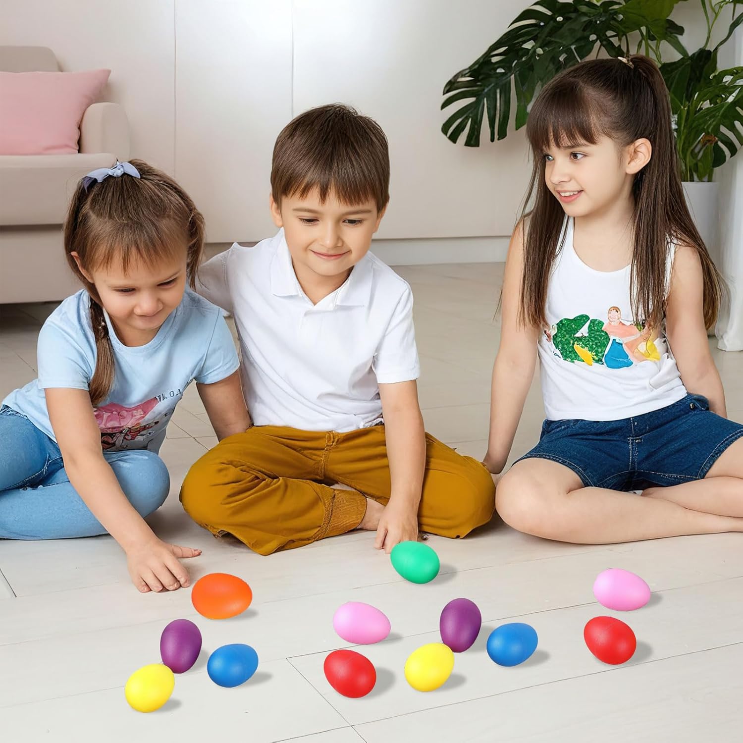 2Pcs Plastic Egg Shakers Percu - Musical Instrument Games 评论和价格