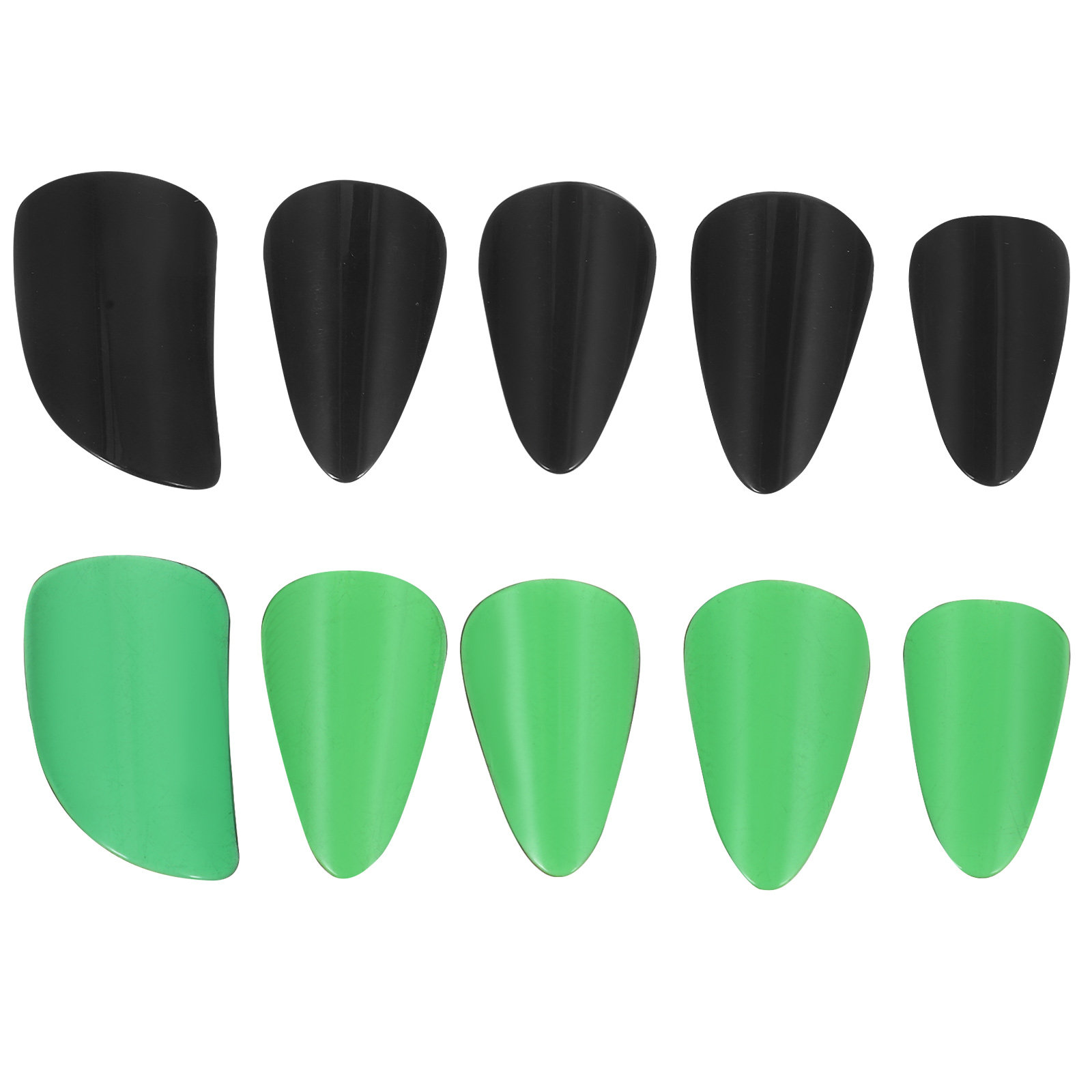 10Pcs Pipa Finger Picks Premiu - Musical Instrument Zither 评论和价格