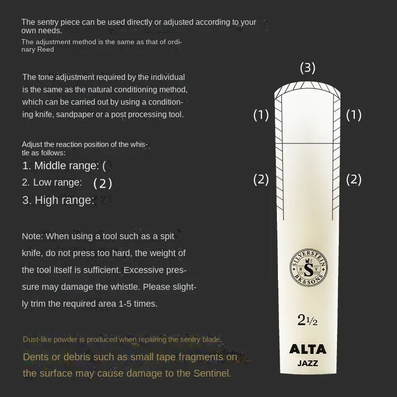 Baritone Upper Bass Reed, Silv - Musical Instrument Reed 评论和价格