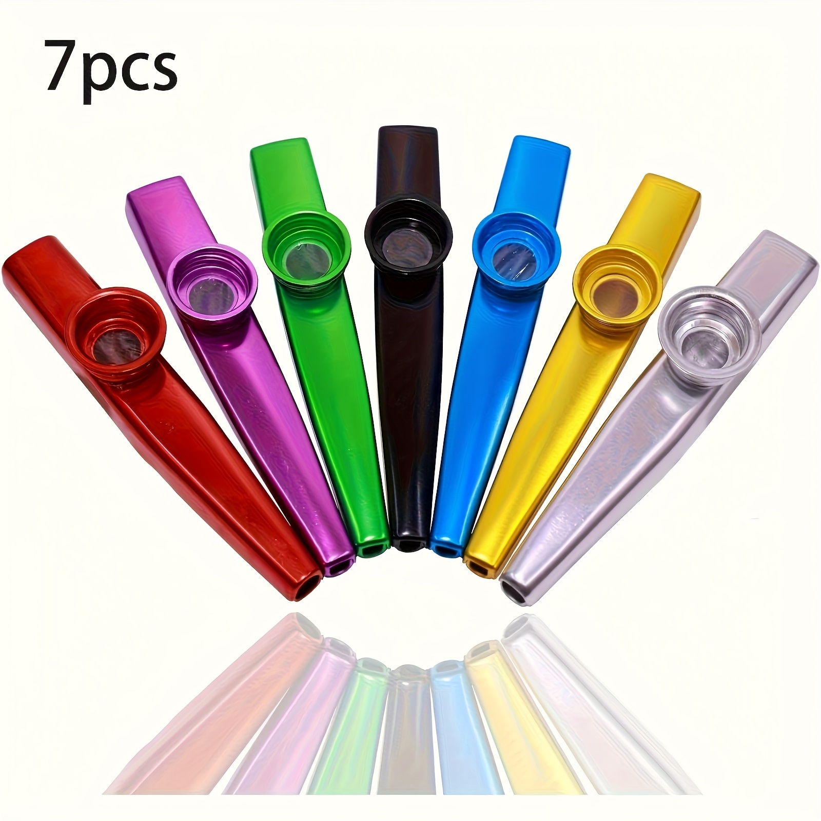 7pcs Metal Kazoos Simple Desig - Musical Instrument Organ 评论和价格