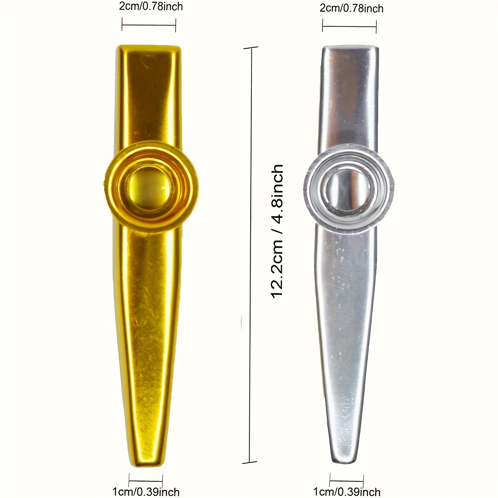 7pcs Metal Kazoos Simple Desig - Musical Instrument Organ 评论和价格