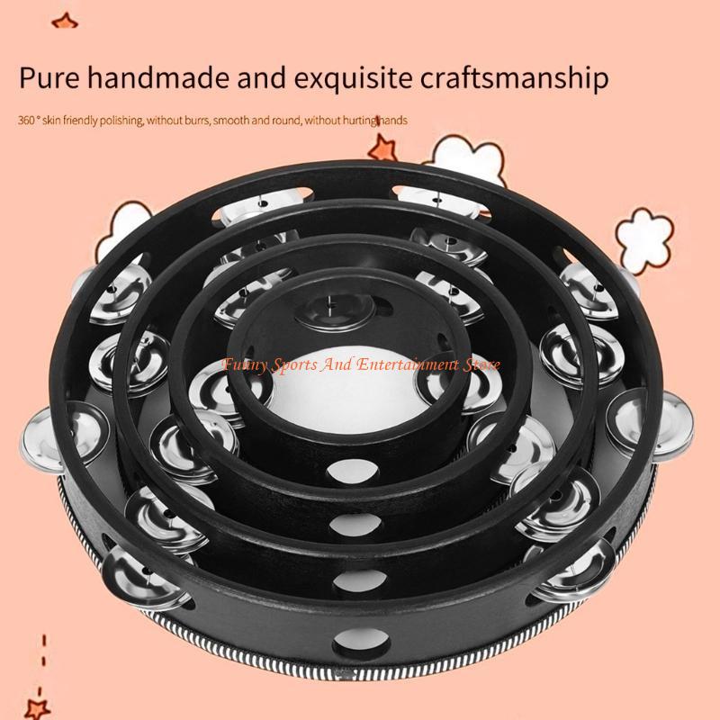 C4DE 4pcs Double Row Bells Tam - Musical Instrument Games 评论和价格
