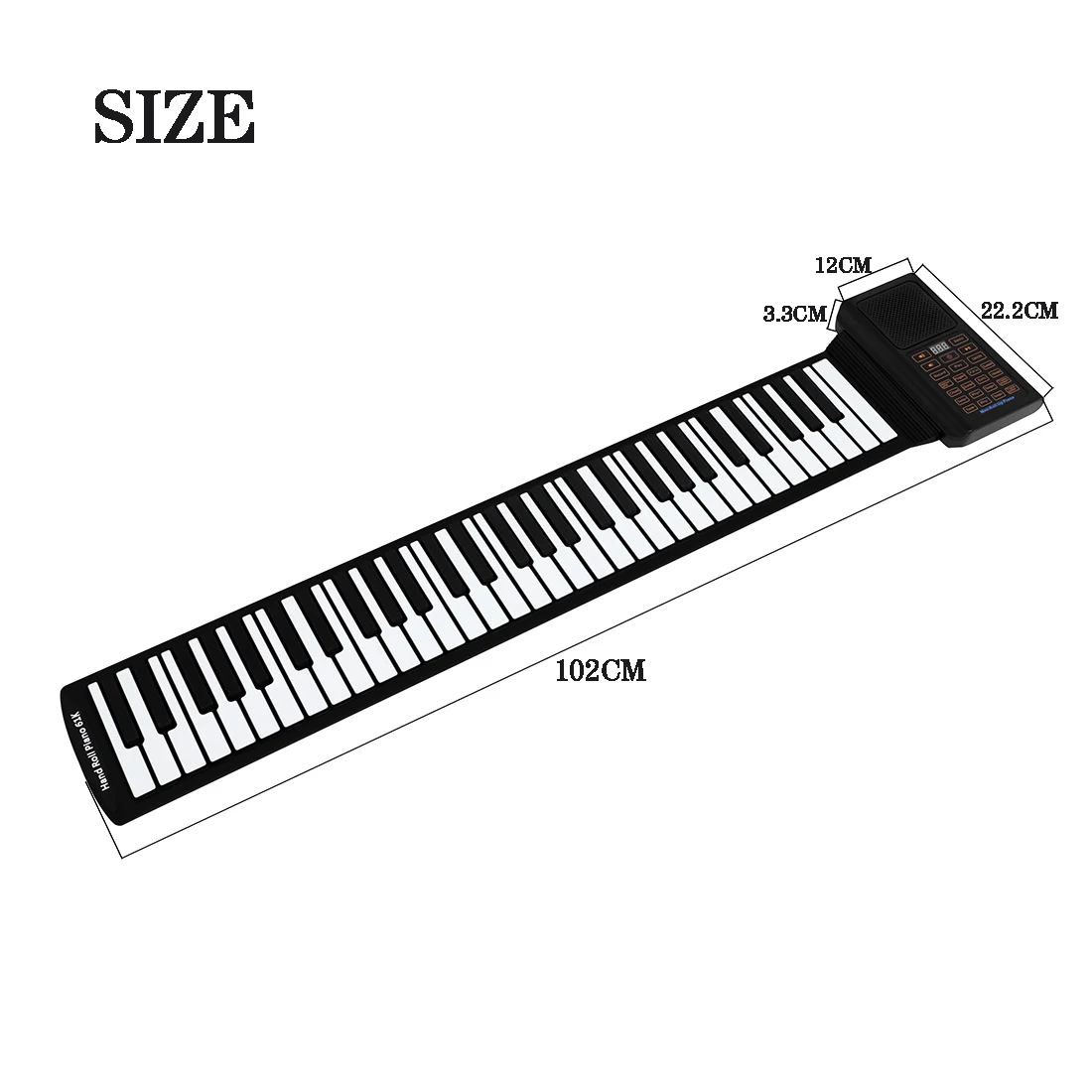 61 Keys Mini Roll Up Piano Sil - Musical Instrument Of Keyboard 评论和价格