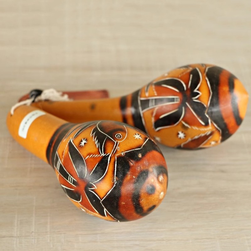 Africa Maraca Children Wooden  - Musical Instrument Africa 评论和价格