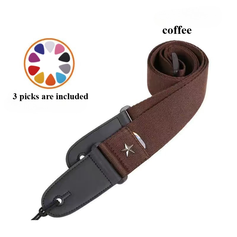 Embroidered Cross Guitar Strap - Musical Instrument Organ 评论和价格