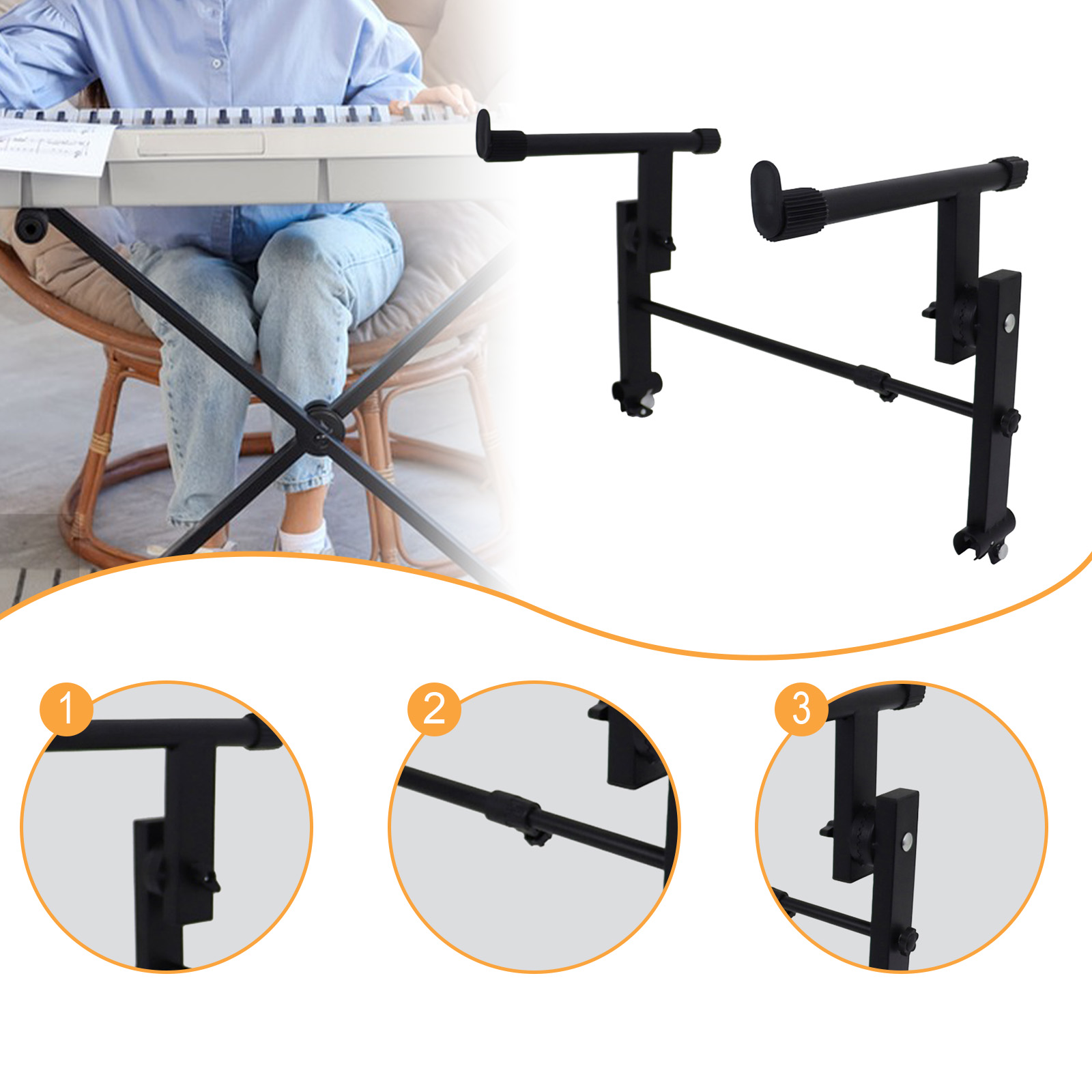 Metal Electric Piano Rack 2 Ti - Musical Instrument Of Keyboard 评论和价格