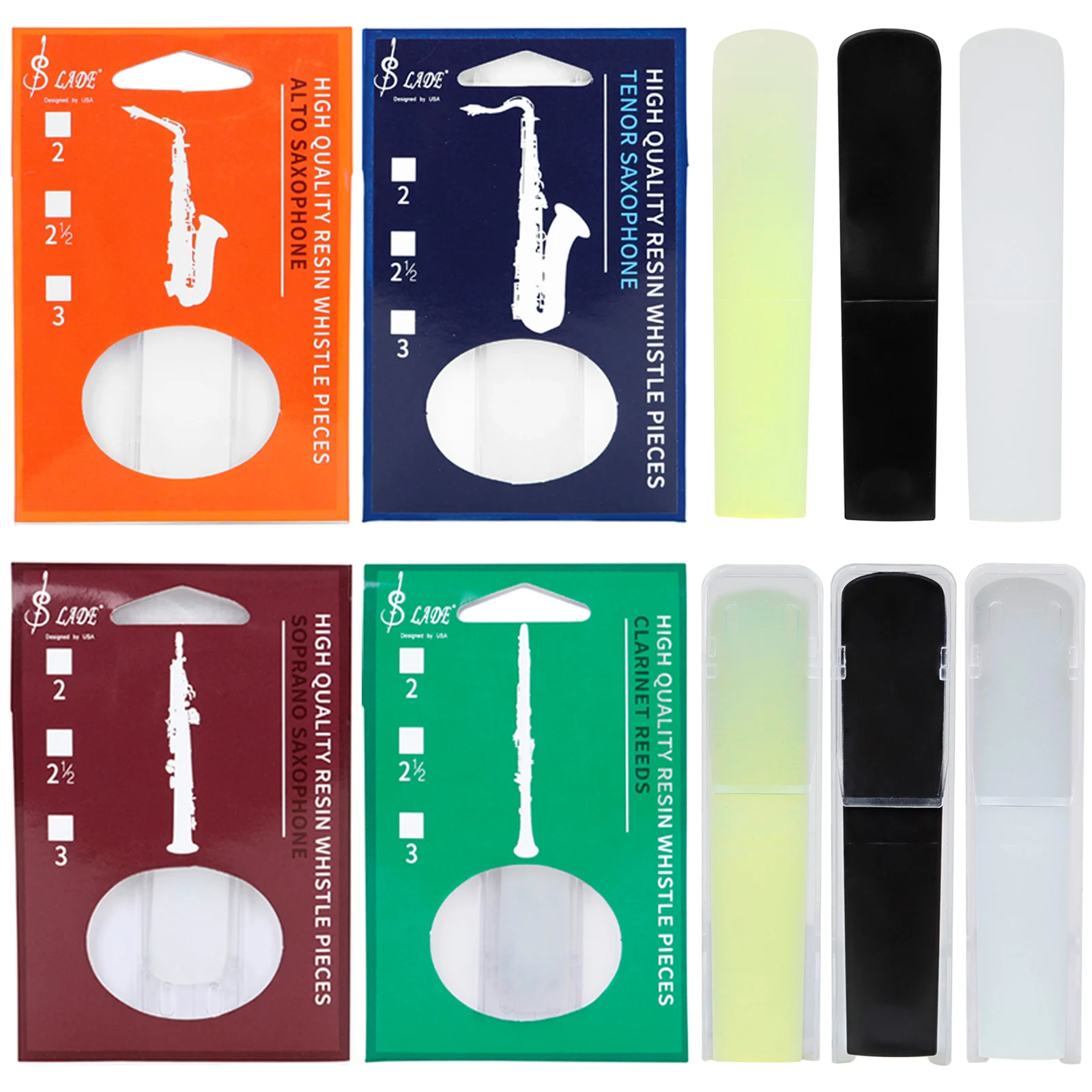 SLADE 2.5 Saxophone Resin Reed - Musical Instrument Reed 评论和价格