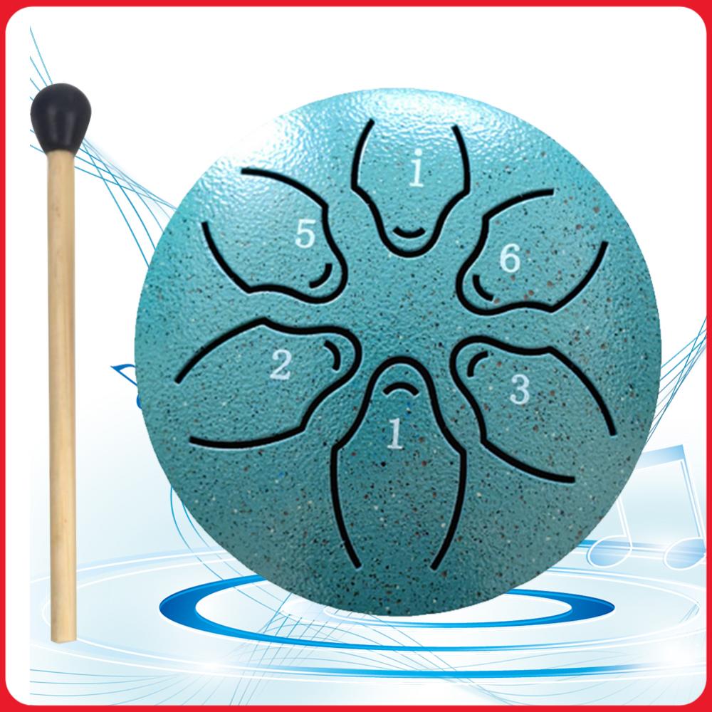 3 Inches 6 Notes Rain Drum for - Tongue Drum Steel 评论和价格